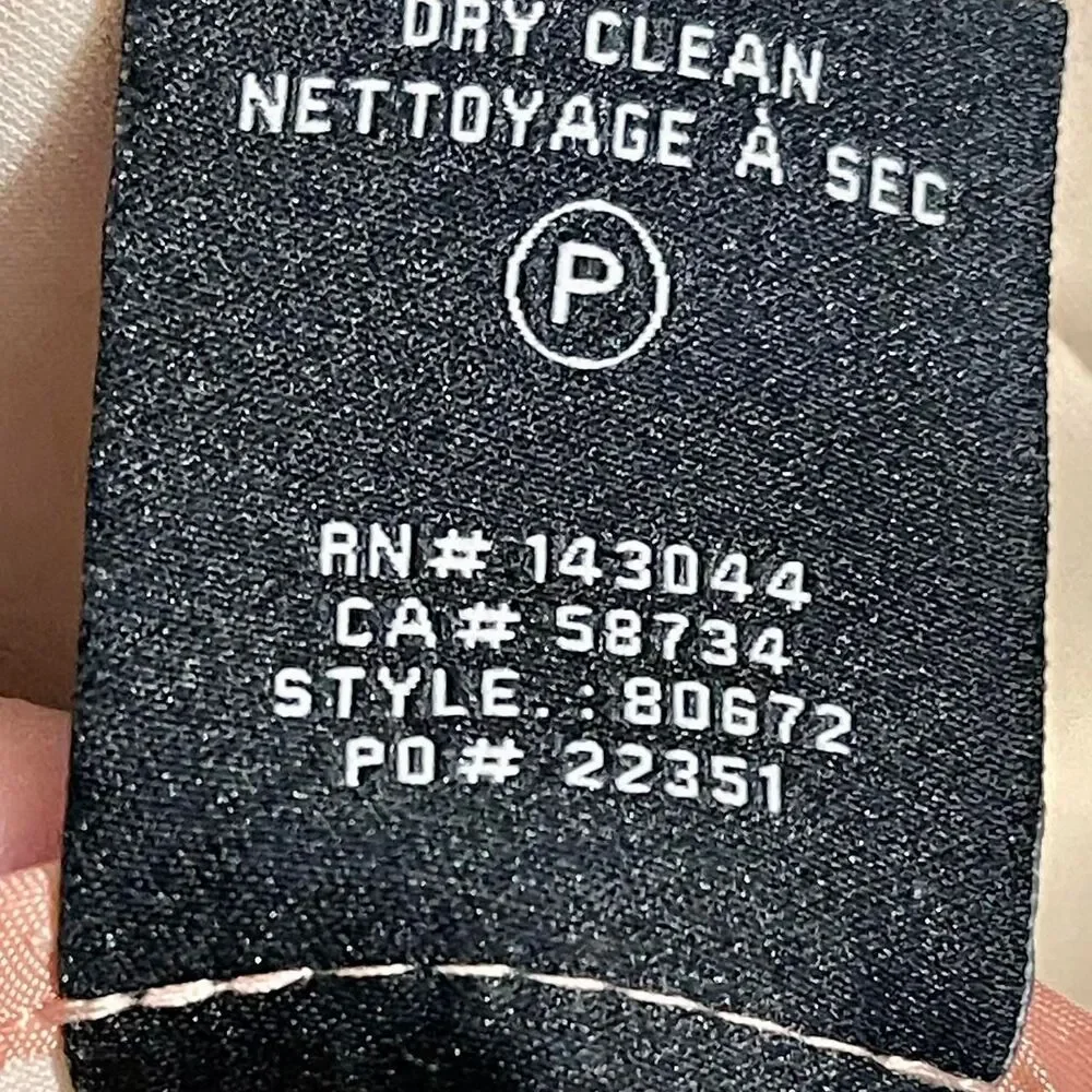 Bagatelle Peach & Cream Houndstooth Jacket Size Large Full Button Very Soft - Picture 4 of 8